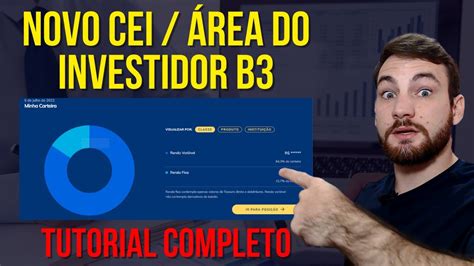 b3 área do investidor.